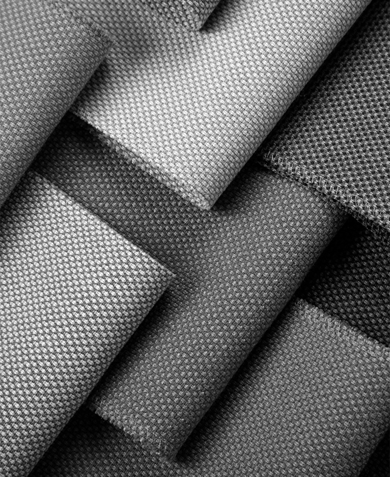 Pannello in melamina con design in tessuto
