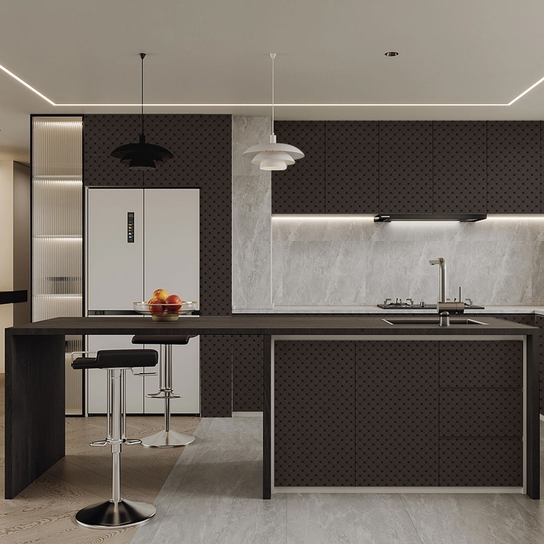 Pannello con trama tessuta ZS34 - Naturale